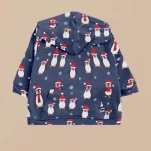 MeUndies UltraModal Core UltraModal Dog Hoodie. Penguin Parade. Large. NWT.